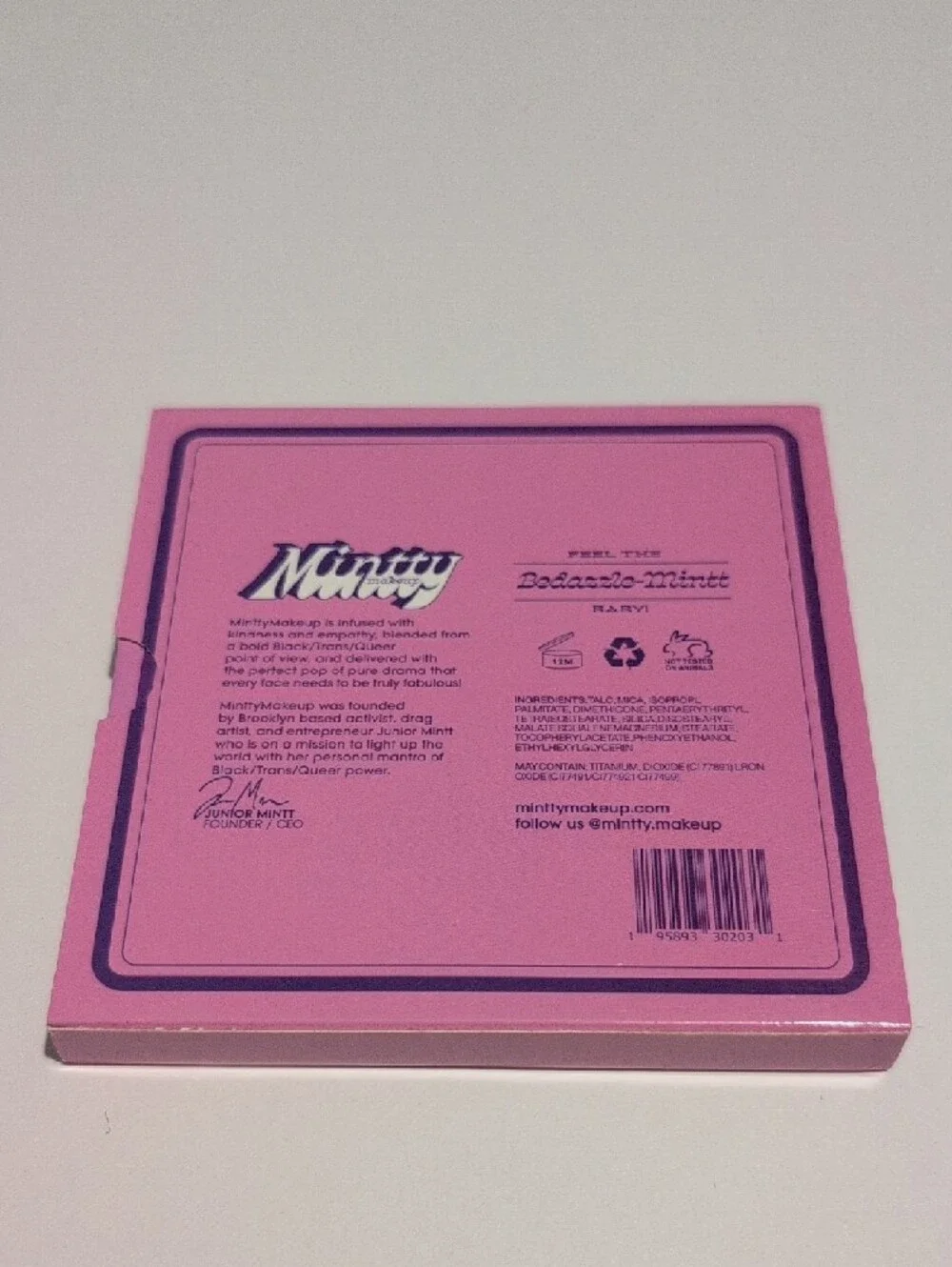 Mintty Makeup Bedazzlemintt Blush Palette - 4 High Pigment Shades